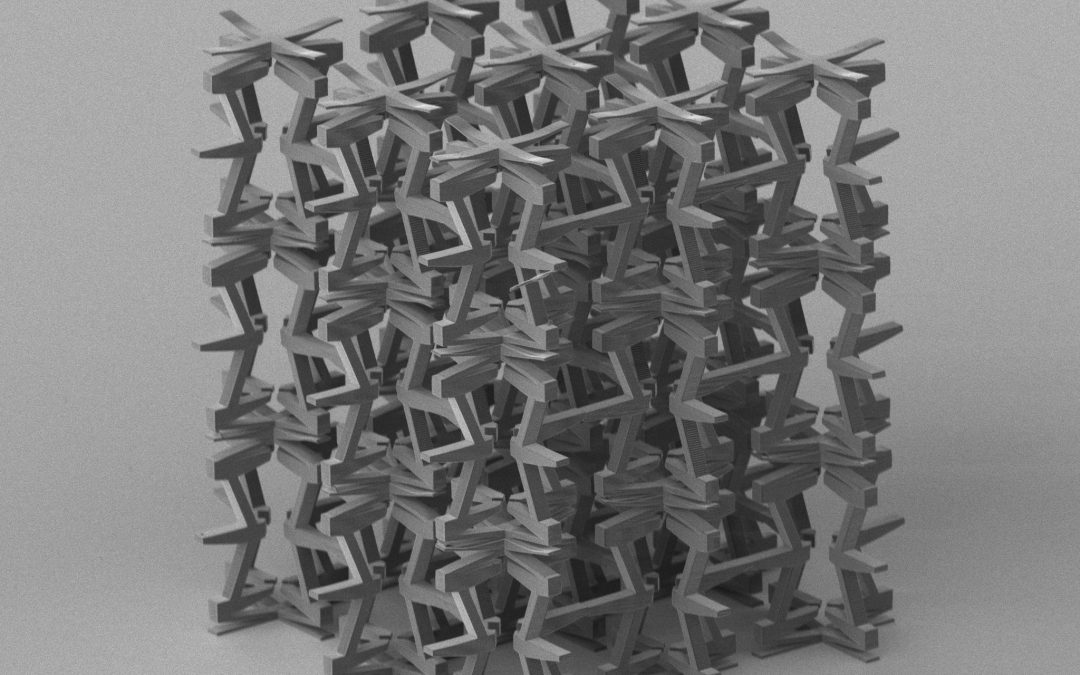 Sequential metamaterials with alternating Poisson’s ratios